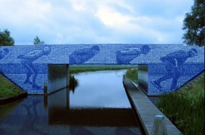 tegeltjesbrug van Aldtsjerk naar Leeuwarden